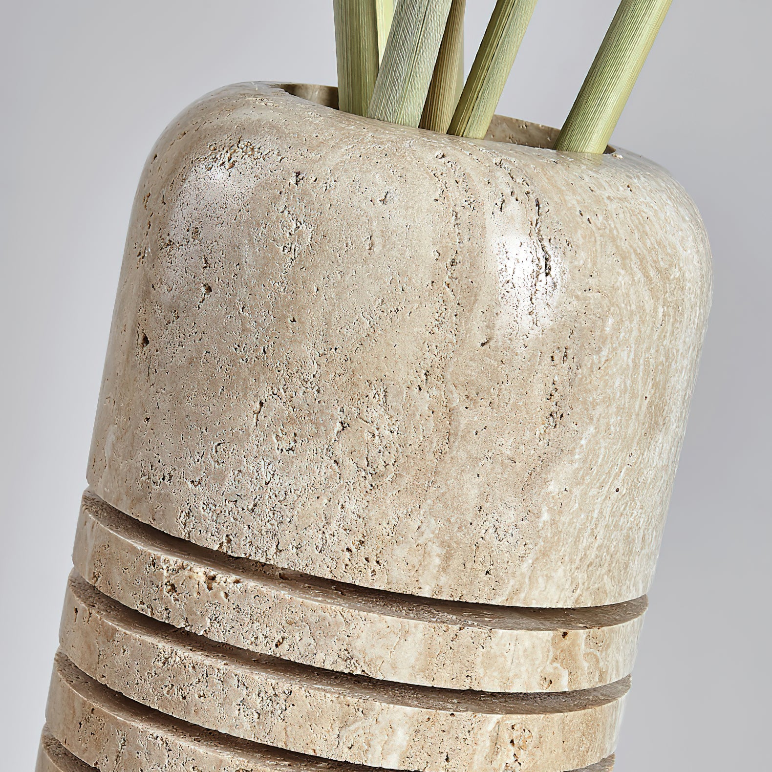 Antique Creative Yellow Travertine Floor Lamp